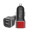 Dual Port USB Car Charger 5V 2.4A Aluminum Alloy Fast Charging Phone Charger
