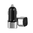 Dual Port USB Car Charger 5V 2.4A Aluminum Alloy Fast Charging Phone Charger