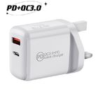 20W USB C PD QC 3.0 Fast Wall Charger For iPhone